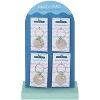 KDMD Women's Set of 24 Nautical Keyrings on Display in Grey