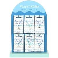 KDMD Women's Set of 36 Nautical Bracelets on Display in Silver