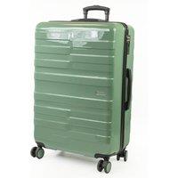 Pierre Cardin Provence Lightweight Luggage 8 Wheels TSA Locks Hardshell Suitcase in Green | Size: Large