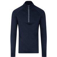 AWDis Men's Cool-Flex Half Zip Long-Sleeved Top in Navy | Size: Large