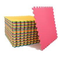 M.Y Extra Large 60x60cm Interlocking Foam Play Mats 4 Pack | Size: 60x60 cm