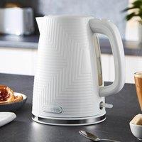 Geepas Opus Collection 1.7L Cordless Electric Kettle 3000W in White