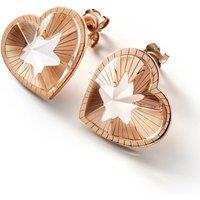 baccarat Women's Vermeil Pink Crystal 'Etoile Mon Coeur' Drop Earrings - Heart & Star Design