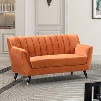 Artemis Home Morgan 2 Seat Sofa in Orange
