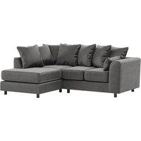 Brooklyn Plush Velvet 3 to 4 Seater L Shaped Corner Sofa Left Hand Facing