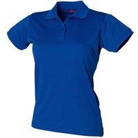 Henbury Women's Coolplus Fitted Polo Shirt in Royal | Size: XL