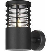 First Choice Lighting Bloom - Black IP44 Outdoor Wall Light