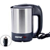 Geepas 500ml Travel Kettle for Caravan Camping 24V in Silver