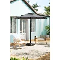 Outdoor Garden Muti-Tier Umbrella with Crank and Fillable Stand