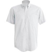 Kariban Men's Short Sleeve Easy Care Oxford Shirt in White | Size: 4XL