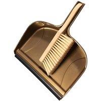 Groundsman Giant Dustpan & Brush in Gold