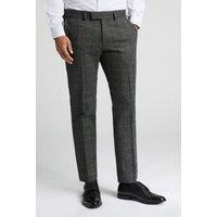 Antique Rogue Men's Emerson Herringbone Trousers in Grey | Size: 42R