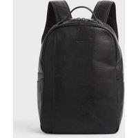 OSPREY LONDON Men's The Carter Leather Backpack Bag in Black