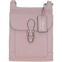 Ashwood Leather Women's 'Eclisse Cuoio' Real Leather Crossbody Bag in Light Pink