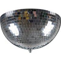 FXLab Half Mirror Ball with Built In Motor 200mm in Silver