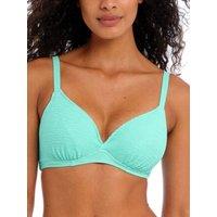 Freya Women's Ibiza Waves Plunge Bikini Top in Blue | Size: 34DD