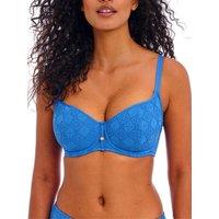 Freya Women's Nomad Nights Sweetheart Bikini Top in Blue | Size: 34DD