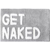 Mooky Mats Get Naked Bath Mat in Grey