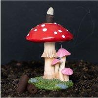 KDMD Mushroom Backflow Incense Burner in Beige