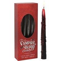 KDMD Set of 8 Vampire Blood Taper Candles in Red