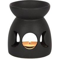 KDMD Black Triple Moon Cut Out Oil Burner