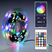 Shatchi 20M RGB+W LED Strip Rope Light Battery, USB Operated - Remote & App Controlled Functions