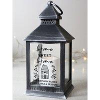 Personalised Memento Company Personalised Home Black Lantern