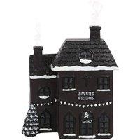 KDMD Haunted Holiday House Incense Cone Burner in Black