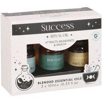 KDMD Set of 3 Success Ritual Blended Essential Oils in Black