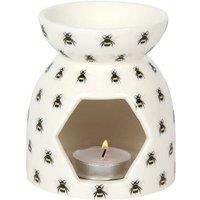 KDMD All Over Bee Print Oil Burner in Cream