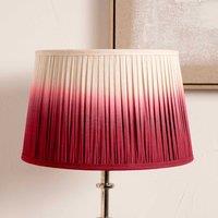 Ruma Fuchsia Pink Ombre Pleated Tapered Lamp Shade for Table Lamps | Size: 8 inches