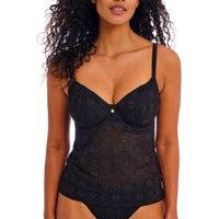 Freya Women's Nomad Nights Tankini Top in Black | Size: 32E