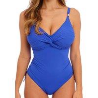 Fantasie Women's Beach Waves Twist Front Swimsuit in Blue | Size: 38GG