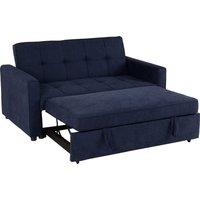 Furnishings For Less UK Astoria 2 Seater Fabric Manual Sofa Bed Grey or Blue in Navy