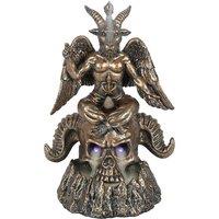 KDMD Gold Baphomet LED Backflow Incense Burner