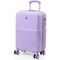Pierre Cardin Monaco Pastel Lilac Cabin Hard Shell Suitcase & Luggage 4-Wheel 22 in Purple | Size: Small