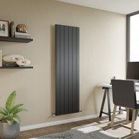 Agadon Paris Designer Aluminium Radiator in Dark Grey | Size: 1800mm x 470mm