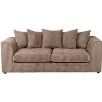 SquareBoxx Lennox Sofa Set 3 Seater in Light Brown