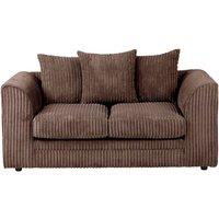 SquareBoxx Lennox Sofa Set 2 Seater in Chocolate