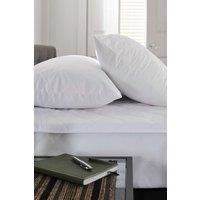 The Lyndon Company Quick Dry Quilted Mattress Protector in White | Size: Super King