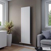 Agadon Madrid Designer Aluminium Radiator in White | Size: 1800mm x 400mm