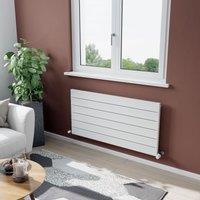Agadon Rome Designer Aluminium Radiator in White | Size: 603mm x 1200mm