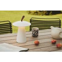 Nordlux Modern Outdoor Table Battery Light White Aluminium Intergrated LED Touch Dimmer - Battery, IP54