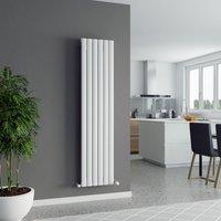 Agadon Berlin Designer Aluminium Radiator in White | Size: 1800mm x 555mm