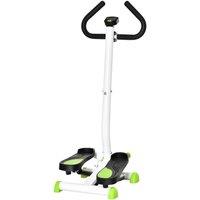 HOMCOM Twister Stepper Step Machine w/ Adjustable Resistance in White