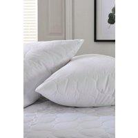 The Lyndon Company Luxury Cotton Quilted Pillow Protector | Deyongs 1846 in White