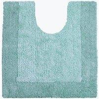 Allure Bath Fashions Elegance Reversible Heavyweight Pedestal Mat in Duck Egg Blue