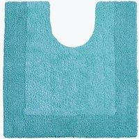 Allure Bath Fashions Elegance Reversible Heavyweight Pedestal Mat in Turquoise