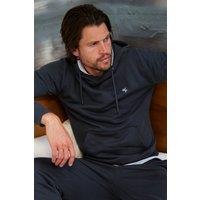 Weird Fish Men's Hugo Branded Popover Hoodie in Navy | Size: 3XL