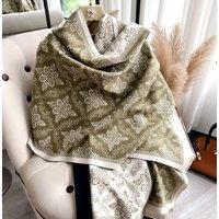Lemon Daisy Accessories Women's Darcy Winter Scarf Shawl in Green